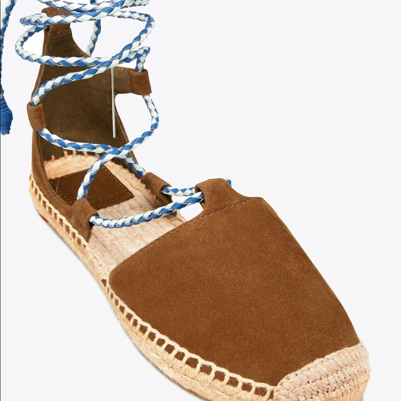 tory burch lace up espadrilles